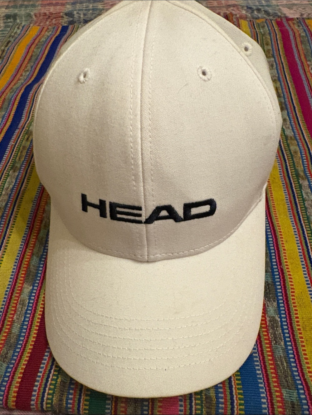 NWOT HEAD WHITE TENNIS CAP-adjustable Velcro in back